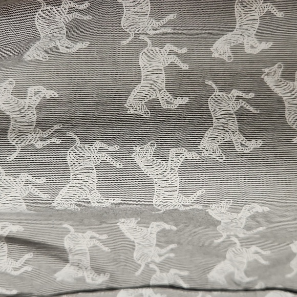 Gymboree Pinstriped Zebra Top Size 7 - Picture 3 of 9